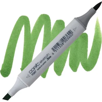 Lihová fixa COPIC Sketch oboustranná Brush & Chisel, YG67 Moss
