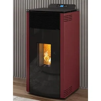 Krbová kamna Czech Therm HYDRA Plus 12 - barva bordó HP11812PB (HYDRA Plus 12kW - krbová kamna s výměníkem - barva bordó)