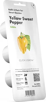 Semeno Click and Grow Sladká žlutá paprika kapsle se semínky a substrátem 3 ks