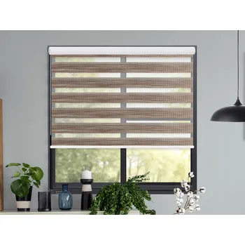 Roleta FEXI Zatemňovací Roleta Den a noc, Nature kaštan, B 014 v MAXI kazetě, 150x30 cm