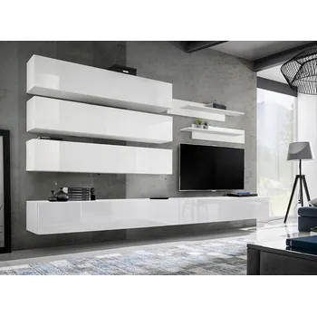 Obývací stěna Obývací Stěna Fly J Bily Ww Fy J1
