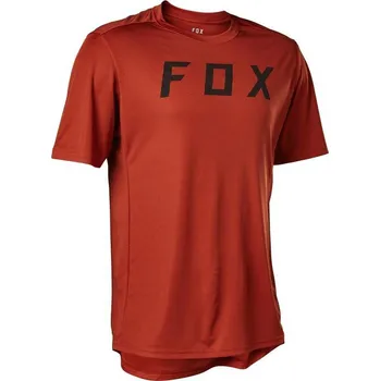 cyklistický dres FOX Volný dres Ranger SS Jersey Moth - Red Clear M