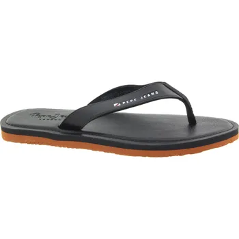 Pánské žabky PEPE JEANS Pánské letní černé žabky PMS70120-999-357 Velikost 41