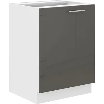 Kuchyňská skříňka Kuchyňská Skříňka Lara 60d 1f Bb Mdf Šedá Lesk