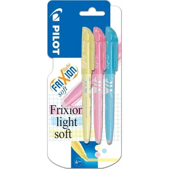 Zvýrazňovač PILOT gumovací zvýrazňovač FriXion Light Soft, 3ks
