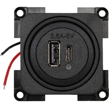 Elektrická zásuvka USB dvojitá nabíjecí zásuvka