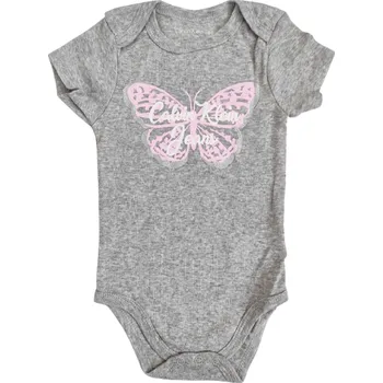 Calvin Klein bodýčko pro holčičku Ava šedé 18 m