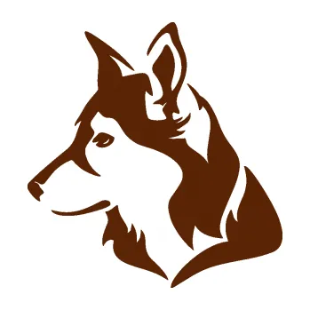 Polep vozidla Pes 165 levá (15 - hnědá) SAMOLEPKA NA AUTO, NÁLEPKA, FÓLIE, POLEP, TUNING, VLASTNÍ TEXT, TISK, AUTOSAMOLEPKY.cz, POLEPY, OBRÁZEK, LOGO, 3D STICKERS