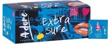 Kondom Pasante Adore Extra Sure 54 mm 144 ks