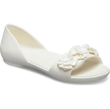 Dámské sandále Crocs Lina Flower Dorsay Oyster/Oyster 36-37