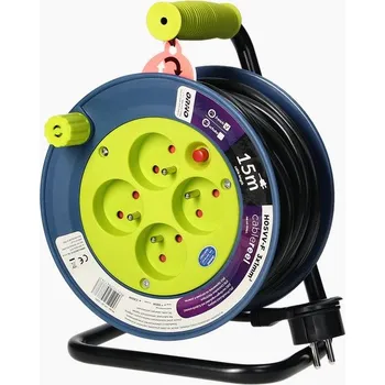 Prodlužovací kabel Bubnový prodlužovací kabel ORNO H05VV-F 3x1 PVC 15m