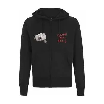 Pánská mikina Merch Metallica: Mikina Se Zipem Cliff Burton Fists M 2018