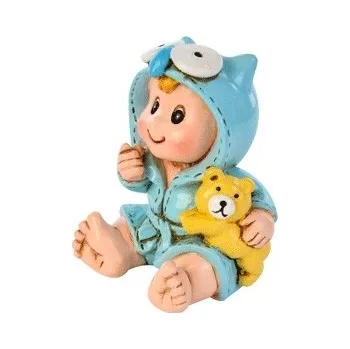 Čokoláda Miminko, modrý chlapeček Boy Pijama v župánku