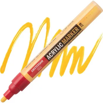 AMSTERDAM Acrylic Marker 4mm, 270 azo yellow deep