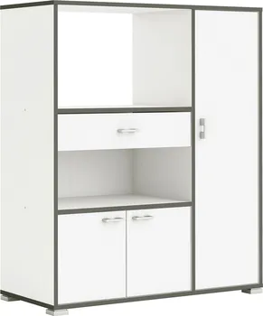 Kuchyňská skříňka IDEA nábytek Buzz skříňka na mikrovlnnou troubu bílá