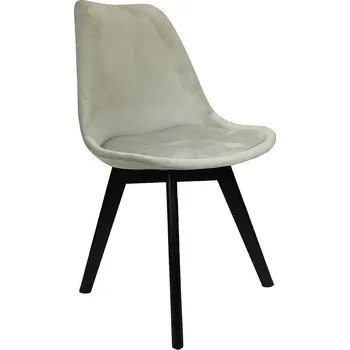 Jídelní set Židle Mia Black Světlo Šedá