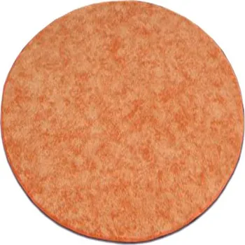Koberec Kulatý koberec SERENADE Graib oranžový, velikost kruh 133