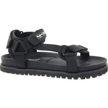 Pánské sandále PEPE JEANS Pánské letní černé sandály PMS90095-999-357 Velikost 43