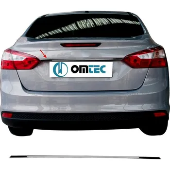 Nerez černý kryt hrany kufru nad SPZ Omtec