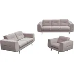 Venezia sedací sestava 3+2+1 světle šedá