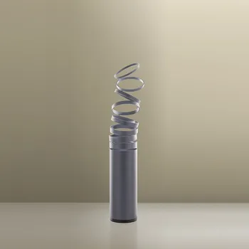 Lampička Artemide Decomposé Light, šedá stolní lampička s vypínačem, 1x8W E27, výška 61cm