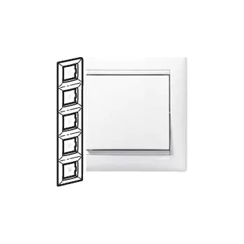 vypínač VA RÁMEČEK 5P VER. BÍLÝ LEGRAND 774459