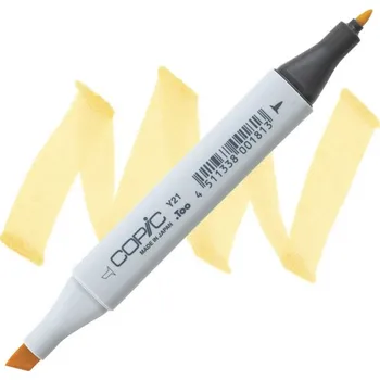 Lihová fixa COPIC Classic oboustranná Fine & Chisel, Y21 Buttercup yellow
