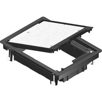 Elektroinstalační krabice Víko podlahové krabice, přístrojové max.8m, pro NEO box,192x267, RAL 7011, PP
