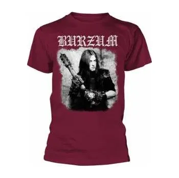 Pánské tričko Merch Burzum: Tričko Anthology 2018 (maroon) XL 2018