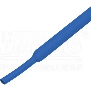 elektrický kabel WAPRO WST2-048-06-2 slabostěnná tepl. smrštitelná trubice, 2:1 , 4,8 / 2,4 mm (3/16"), modrá
