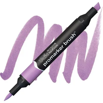 Lihová fixa WINSOR & NEWTON Promarker Brush & Chisel, AMETHYST (V626)