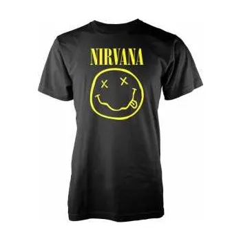 Pánské tričko Merch Nirvana: Tričko Smiley Logo Nirvana M 2022