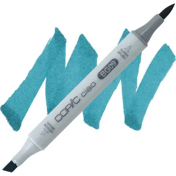 Lihová fixa COPIC Ciao oboustranná Brush & Chisel, BG09 Blue green