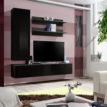 Obývací stěna Obývací Stěna Fly H Černá Zz Fy H1