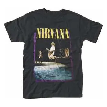 Pánská móda Merch Nirvana: Tričko Stage Jump XL 2017