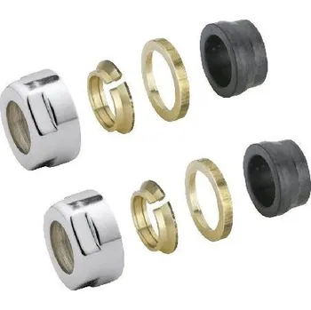 Radiátor Aqualine Příslušenství - Svěrné šroubení Eco pro měď 15 mm, nikl CP9990