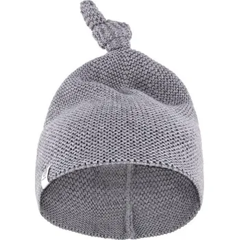 Čepice Čepice pletená Huggy Grey 100% bavlna 0-6m Petite&Mars