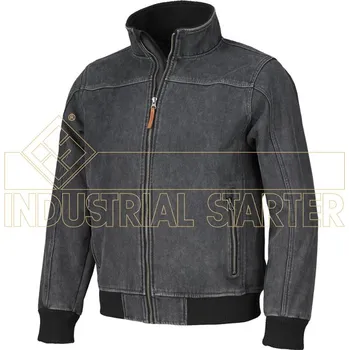 Pánská softshellová bunda INDUSTRIAL STARTER HENRY softshellová bunda černá džínová Velikost: XL