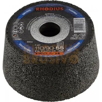 Brusný kotouč Rhodius kotouč brusný hrncový PRO Line NK, 110/90 x 55 x 22,2 mm, zrnitost P60 - 053-303266