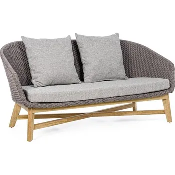 Pohovka BIZZOTTO Zahradní pohovka COACHELLA šedá 0804743