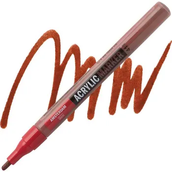AMSTERDAM Acrylic Marker 2mm, 411 burnt sienna