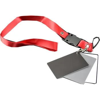 Fotoateliérová technika Přenosný set pro vyvážení bílé barvy - 3v1 55x85mm (GC3)