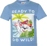 Paw Patrol - Tlapková patrola -Licence Chlapecké tričko - Paw Patrol EV1180, modrá Barva: Modrá, Velikost: 104