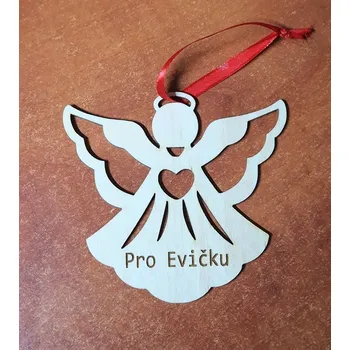 Vánoční dekorace Vánoční anděl se jménem