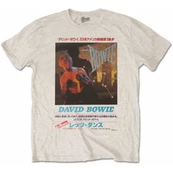 Pánská móda Merch David Bowie: Tričko Japanese Text XL