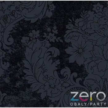 Papírový ubrousek Ubrousky 'Dunilin' 40x40 cm (45 ks) - černé ornamenty