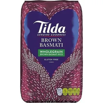 Rýže Tilda Celozrnná Basmati Rýže (Wholegrain Brown Rice) 1Kg