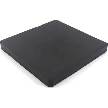 podložka Černá EPDM gumová ochranná univerzální podložka FLOMA - 10 x 10 x 1 cm