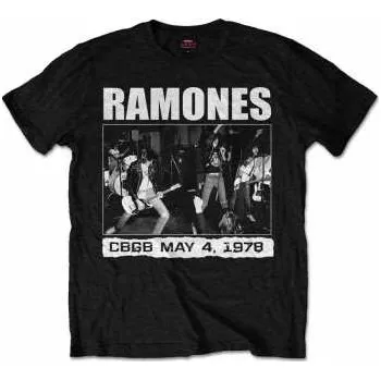 Pánské tričko Merch Ramones: Tričko Cbgb 1978 M