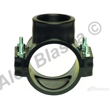 Fitinka UNIDELTA S.p.A. - Itálie | PE (PP-S) spojka navrtávací třmen na polyetylénové trubky (polyš) (svěrný plastový) - 25x3/4" UNI1019